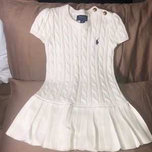 ralph lauren cable knit dress